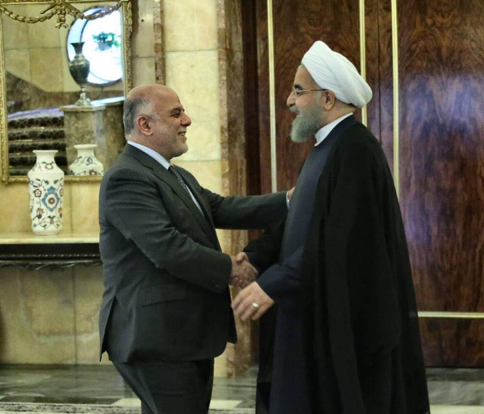 بالصور: روحاني يؤكد للعبادي رغبة بلاده بزيادة التعاون الثنائي في جميع المجالات