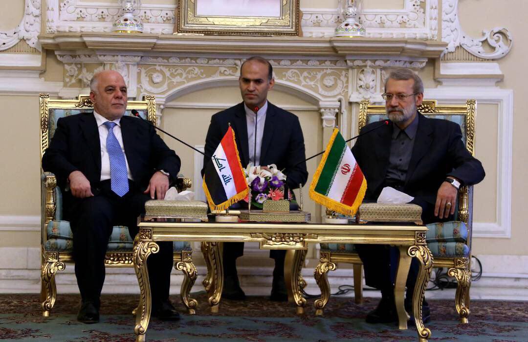 العبادي يختتم زيارته لايران بلقاء لاريجاني