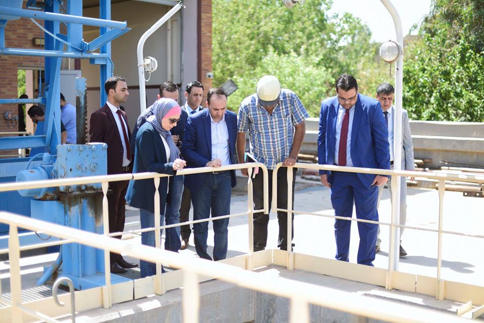 علوش توجه ببذل أقصى الجهود لإيصال المياه إلى جميع مناطق بغداد