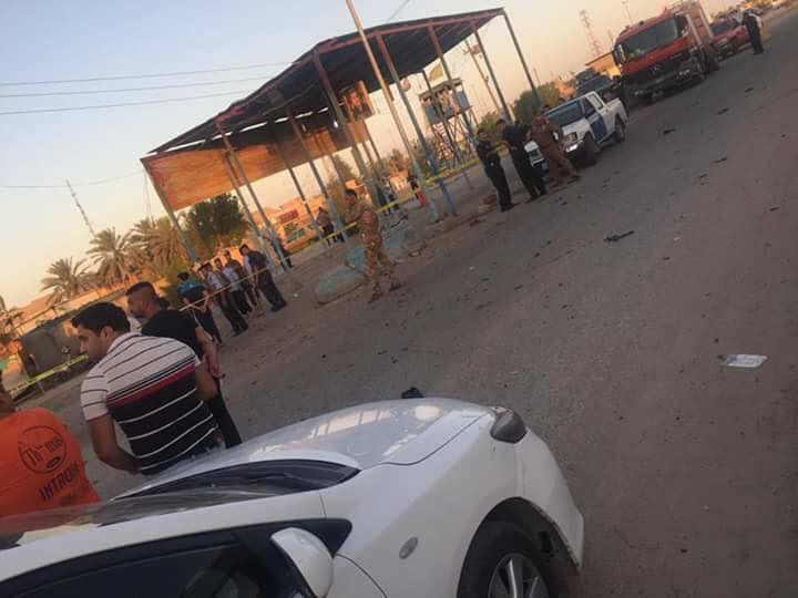 بالصور: تفجيران انتحاريان في المسيب شمالي بابل