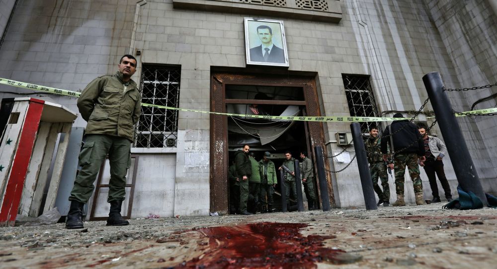 قتلى وجرحى بانفجار سيارة مفخخة بشارع بغداد وسط دمشق