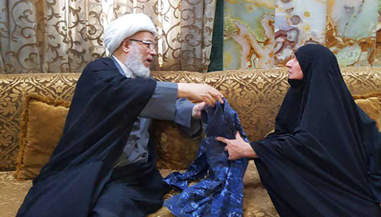 كربلاء:ممثل السيستاني يقبل رتبة شهيد في الشرطة الاتحادية