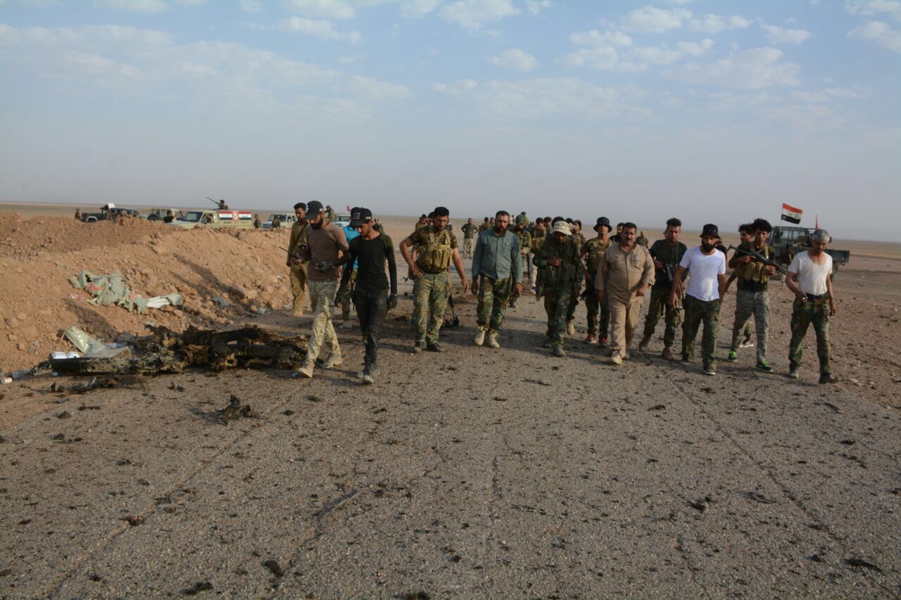 بالصور: لوائا الطفوف وانصار المرجعية يصدان تعرضا شرسا على الحدود العراقية