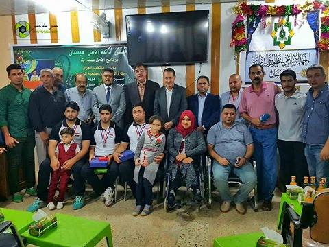 صحافة ميسان تحتفي بلاعبي منتخب العراق بالطائرة جلوسا المتأهلين إلى كأس العالم