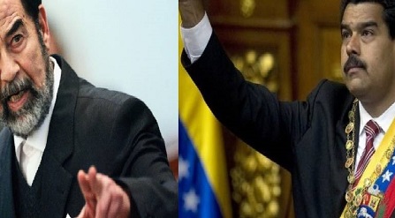 الرئيس الفنزويلي يشبه نفسه بـ"صدام حسين" !