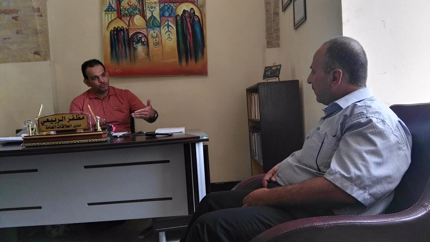 كربلاء:العتبة الحسينية تفتح افاق التعاون مع مؤسسة بيت الحكمة العراقي