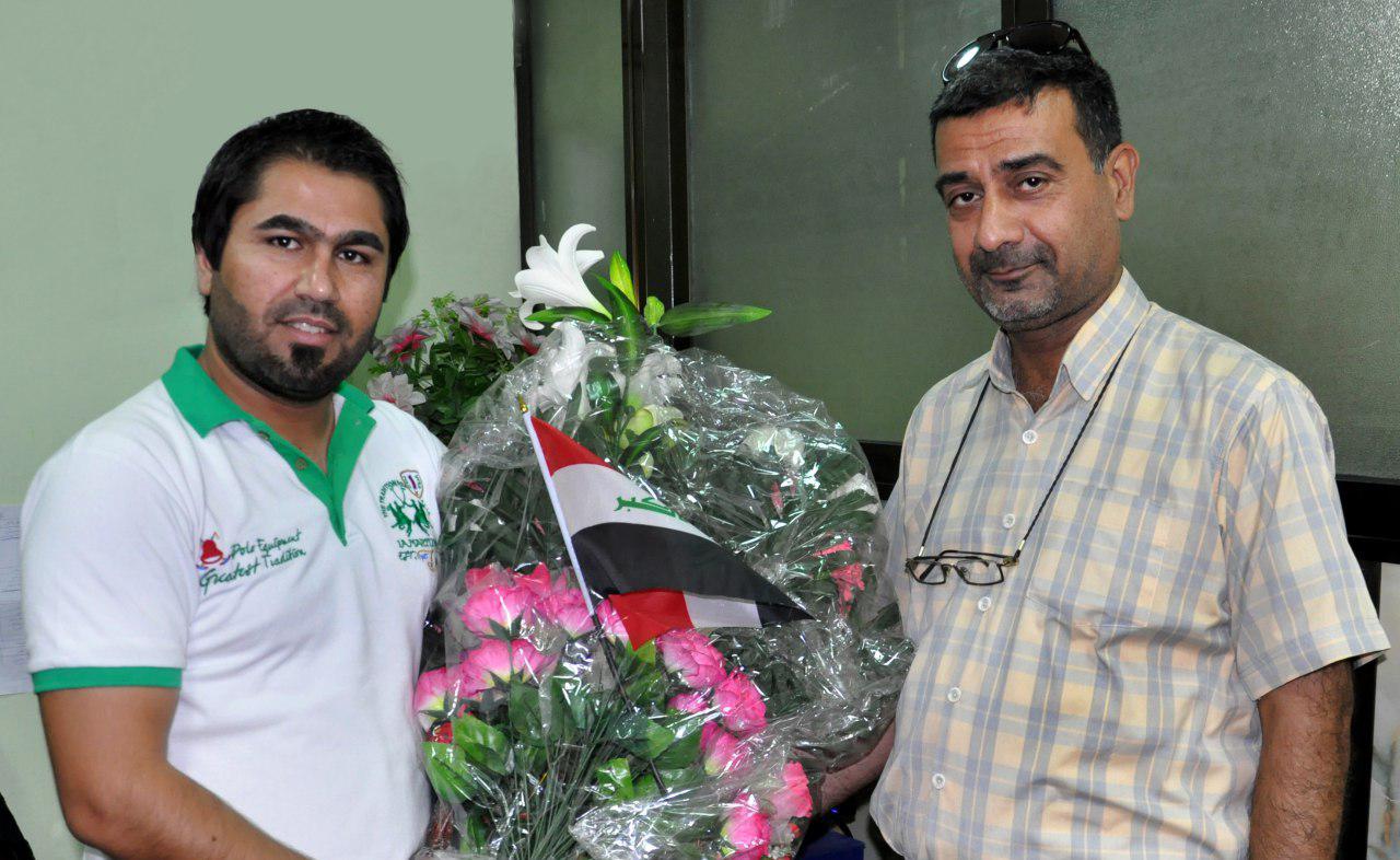 باقة ورد من قناة الحرة عراق الى وكالة نون الخبرية في ذكرى تأسيسها