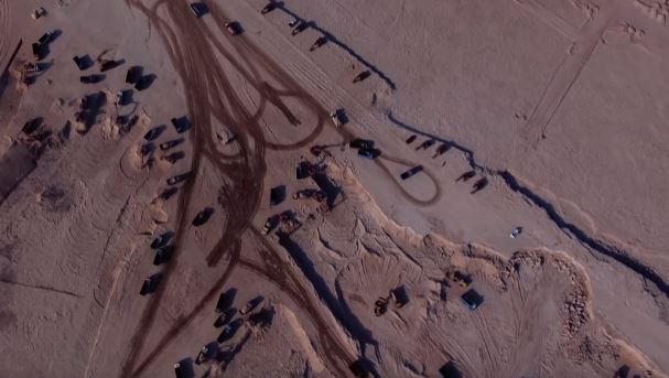 بالفيديو.. تصوير جوي للاعمال الجارية في مطار كربلاء الدولي