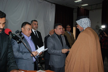 اطلاق وجبة جديدة من تعويضات ضحايا الارهاب والاخطاء العسكرية في النجف الاشرف