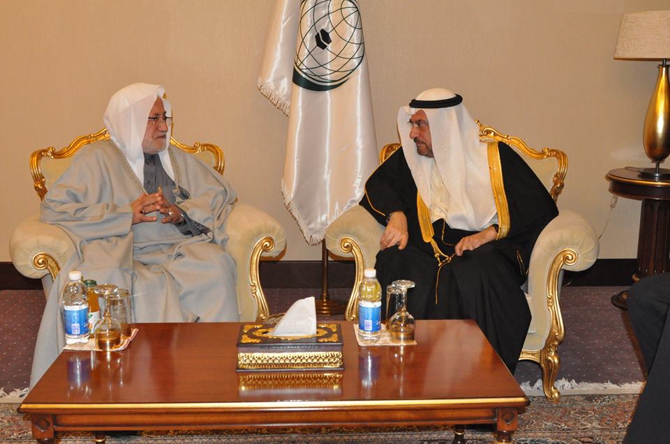 رئيس ديوان الوقف الشيعي يلتقي الأمين العام لمنظمة التعاون الإسلامي