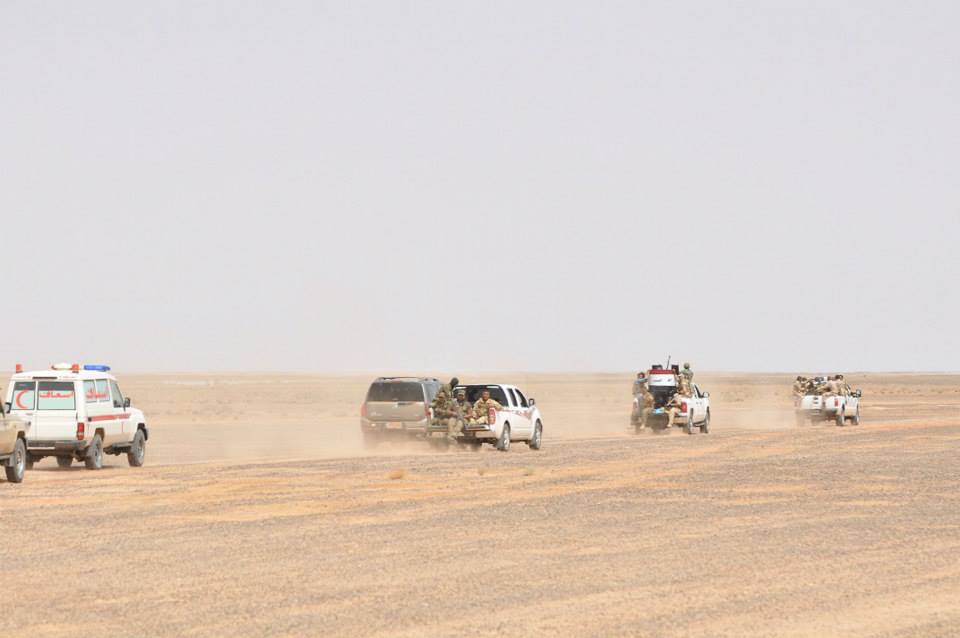 عمليات الفرات الاوسط تنفي استهداف صحراء كربلاء