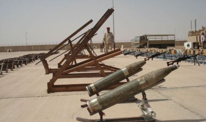 الاستخبارات العسكرية تضبط صواريخ "كاتيوشا" و "جهنم" غربي الانبار