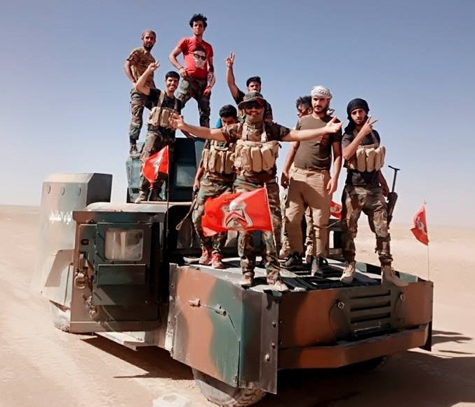 لواء 13 الطفوف وطيران الجيش العراقي يقتلون اكثر (70) ارهابياً ويدمرون (9)عجلات لداعش غرب الموصل