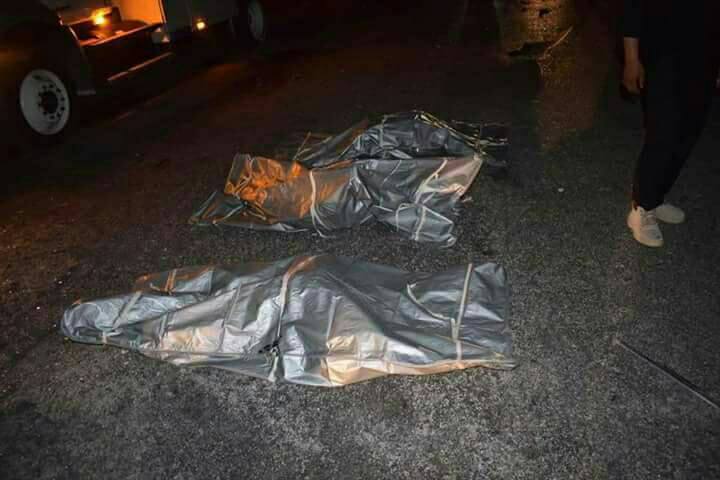 بالصور:حادث مروري مروع على الطريق الدولي مابين السماوة والناصرية