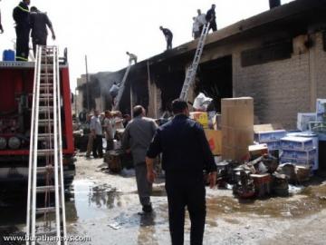 اندلاع حريق قرب بناية طابو النجف والمديرية تطمئن المواطنين بعدم تتضرر أي معامله