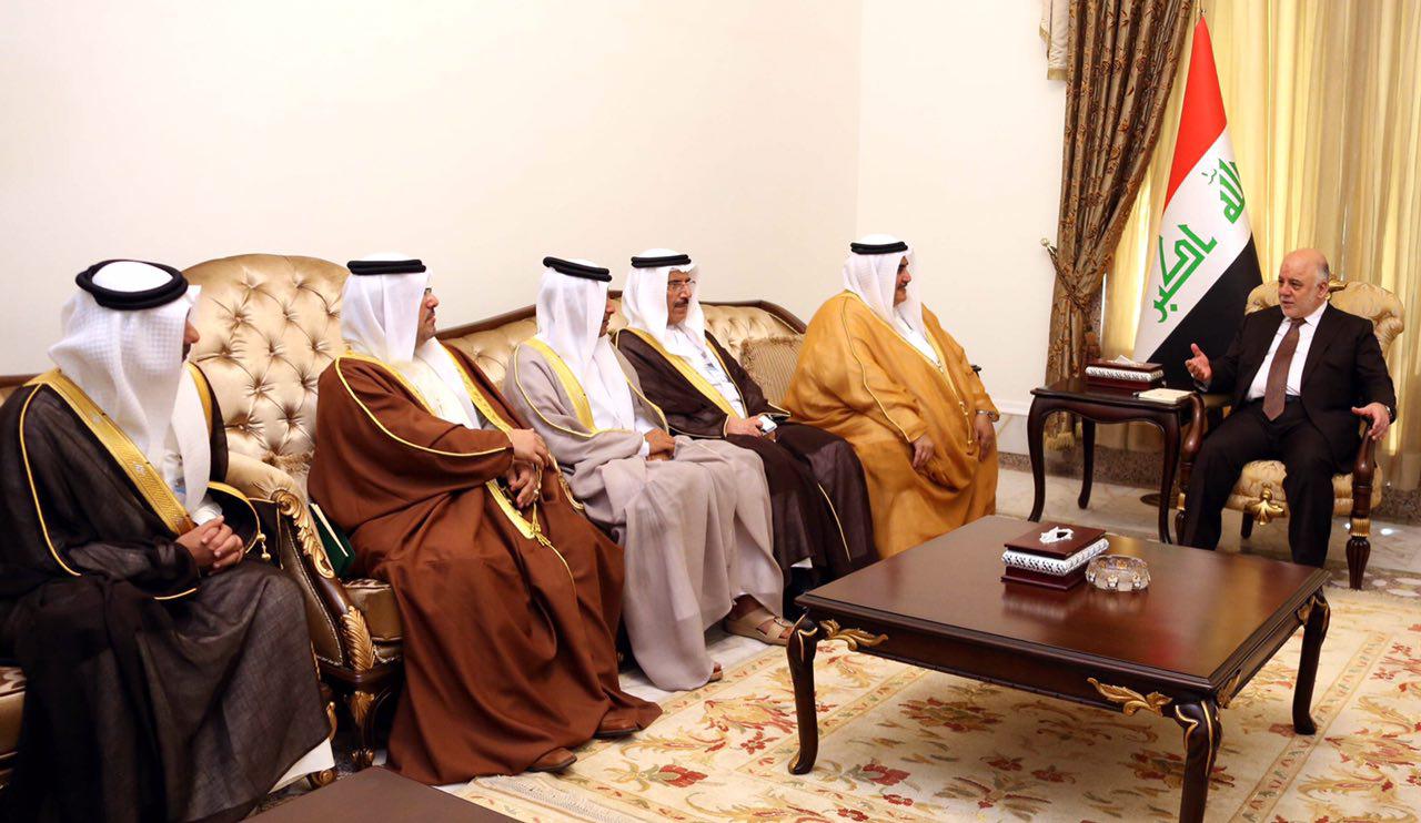 العبادي لوزير خارجية البحرين: يجب الوقوف بوجه الاستقطاب الطائفي الذي يخدم الإرهاب (فيديو)