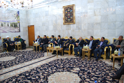 اساتذة جامعة بغداد يلتقون ممثل المرجعية العليا لحل مشاكل وهموم جامعتهم