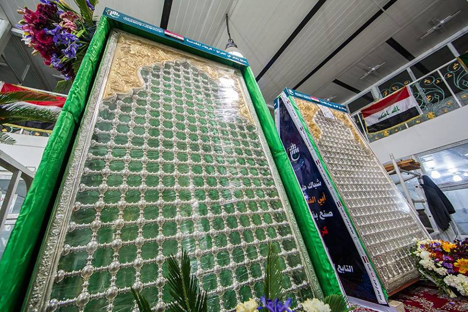 بالصور: مراسيم فعاليات الكرنفال التاريخي لنقل الشبّاك الجديد لضريح أبي الفضل العباس(عليه السلام) في كربلاء