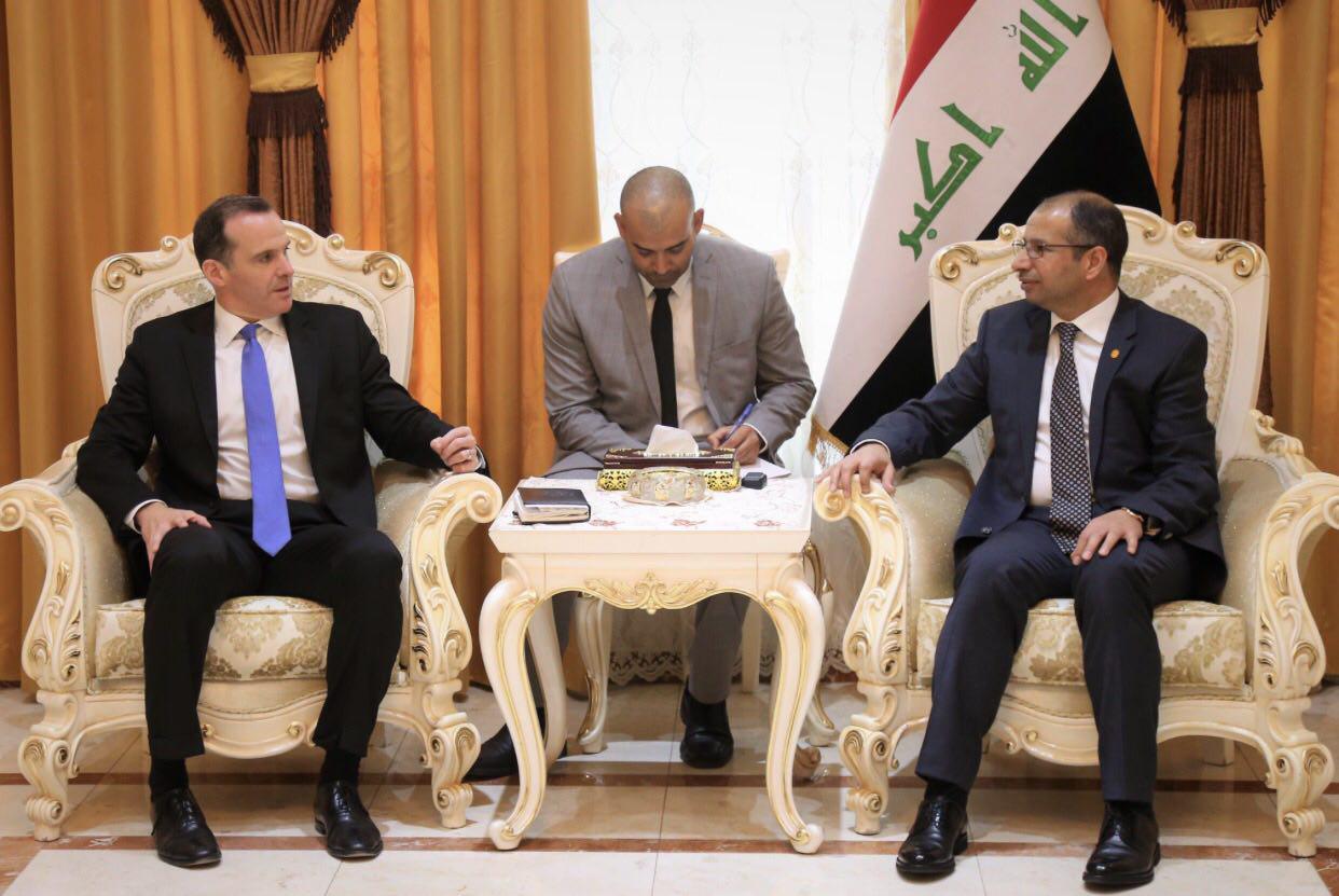 الجبوري وماكغورك يبحثان إدامة التنسيق الأمني والاقتصادي