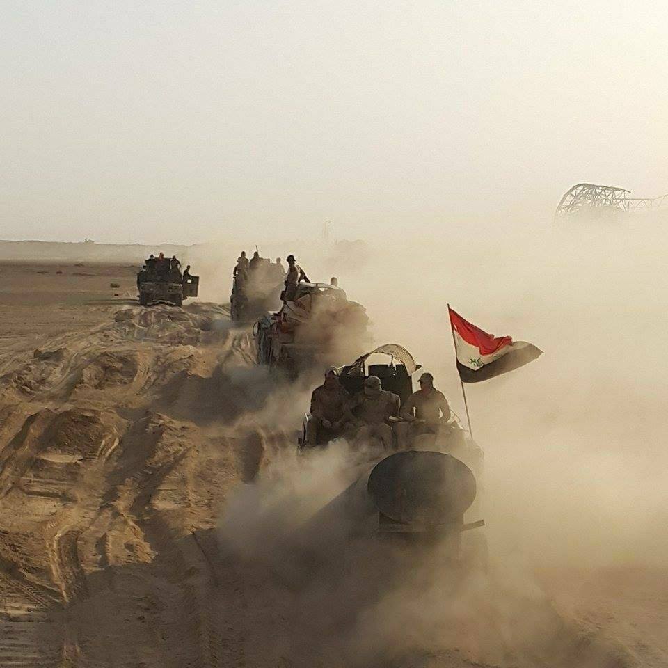 الجيش العراقي يحرر قريتين شرق المحلبية ورفع العلم العراقي فوقها