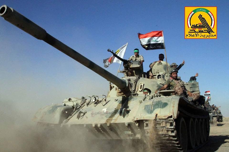 لواء علي الاكبر وفرقة العباس القتالية وقوات الجيش يخترقون اول ساتر دفاعي بإتجاه مركز تلعفر