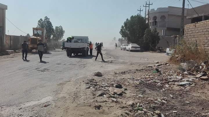 محافظ ذي قار : انطلاق اعمال تاهيل طريق ايمن الفرات الرابط بين سوق الشيوخ وكرمة بني سعيد