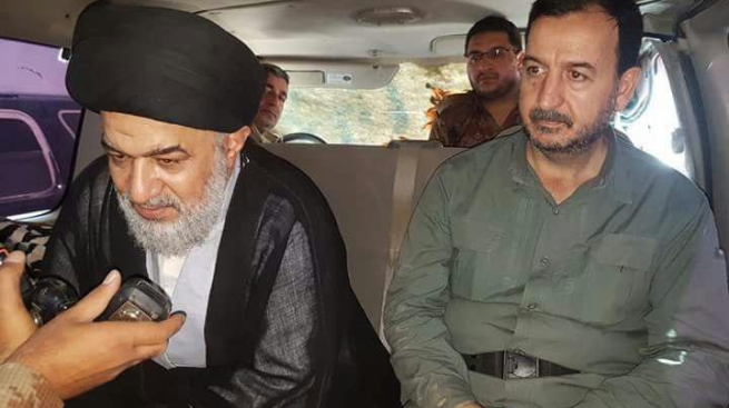 ممثل المرجع السيستاني من قلب المعركة يوجه رسالة الى مقاتلي فرقة العباس القتالية تعرف عليها