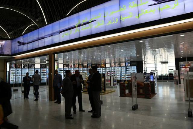 مطار بغداد الدولي يدشن خدمة الشاشات المحورية الاكبر في الشرق الاوسط