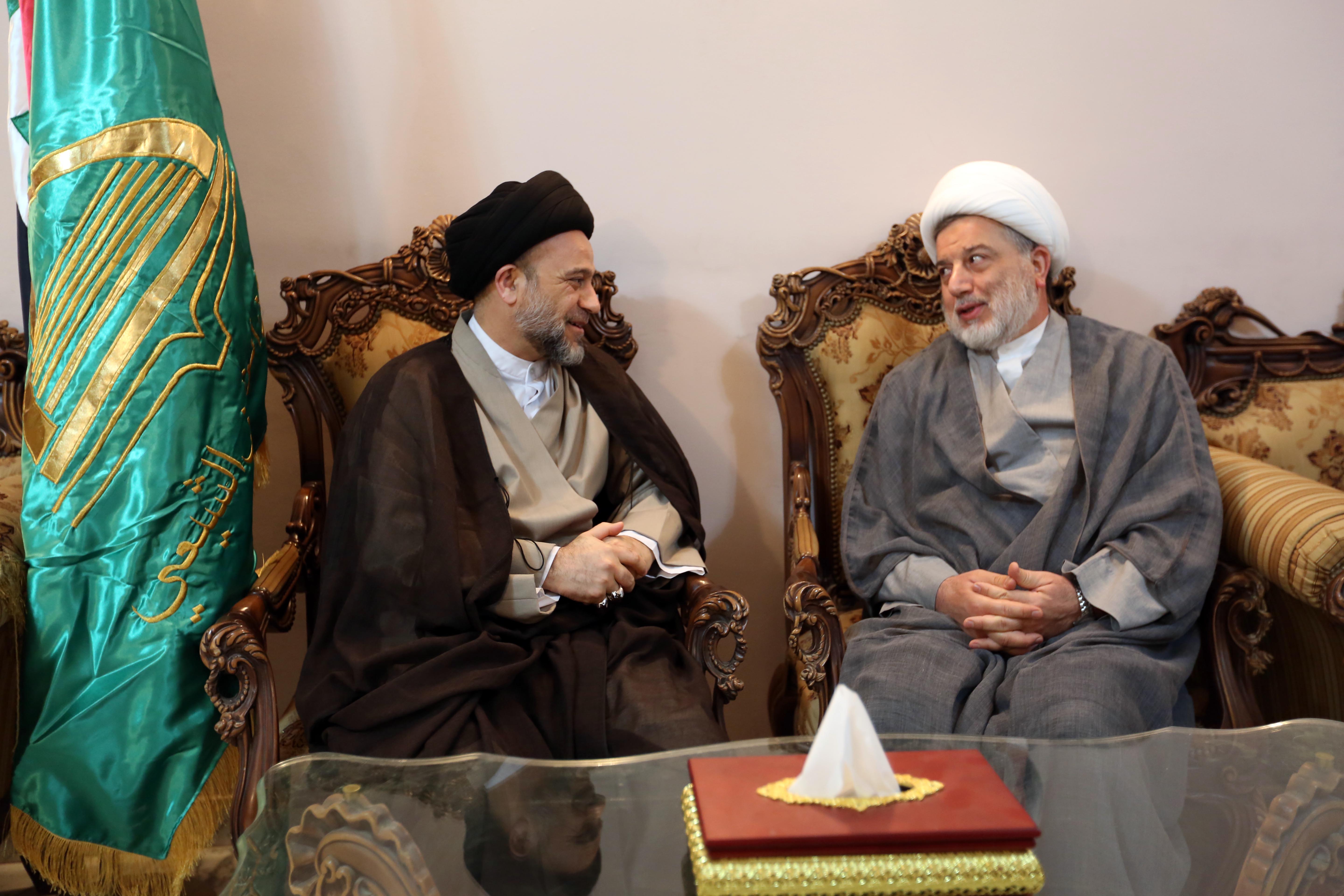 الشيخ د. همام حمودي يزور ديوان الوقف الشيعي ويؤكد على ضرورة توحيد الخطاب الديني للوقفين