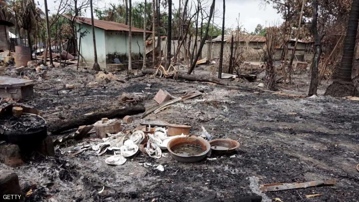 حرق 2600 منزل لمسلمي الروهينغا