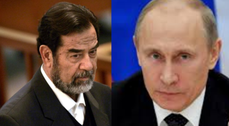 ماذا قال بوتين عن صدام حسين؟