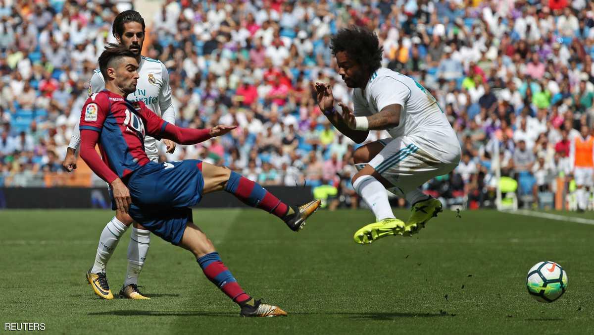 ليفانتي يوقع ريال مدريد في الفخ