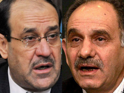 الهاشمي يتهم المطلك بعقد صفقة سياسية مع المالكي