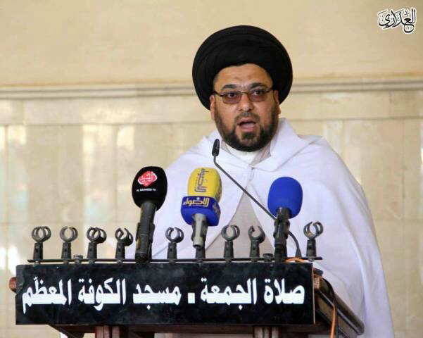 خطيب حمعة الكوفة : نطالب بايقاف الحرب المجنونة على الشعب اليمني وافساح المجال له بتقرير مصيره بنفسه