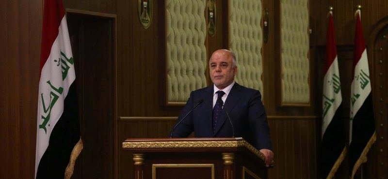 نص كلمة رئيس  الوزراء القائد العام للقوات المسلحة الدكتور حيدر العبادي التي وجهها الى الشعب العراقي حول الانبار وبيجي