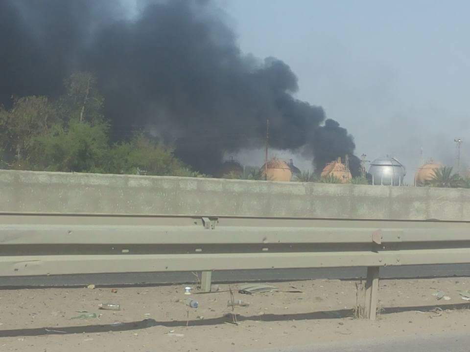 احباط هجوم بسيارة مفخخة وستة انتحاريين على معمل غاز التاجي شمالي بغداد