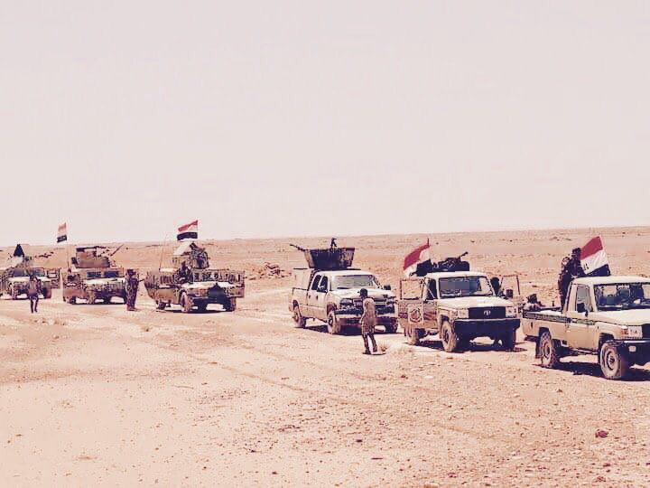 الحشد الشعبي يعثر على مضافات لداعش ومخزن للأسلحة بعملية استباقية في صحراء الانبار