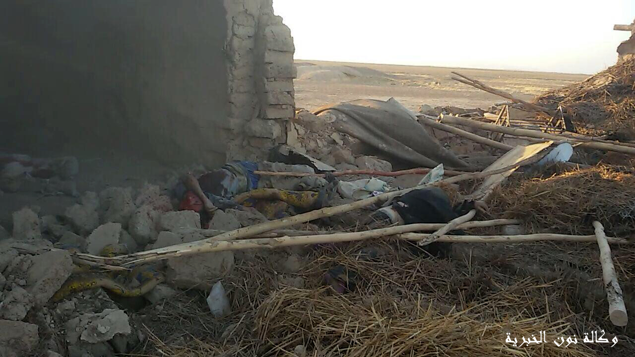 بالصور.. لواء الطفوف يقتل 32 ارهابياً بينهم "قياديين بداعش" عرب واجانب الجنسية بعملية نوعية غربي نينوى