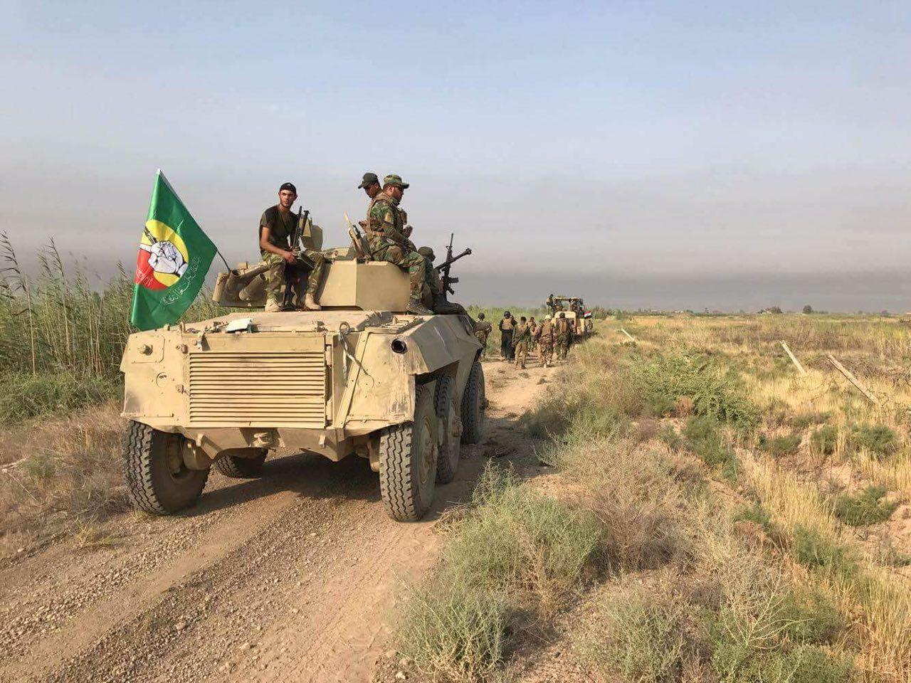 بالصور.. الحشد يعثر على رفات 15 عنصرا من داعش في منطقة سيد غريب غرب بلد
