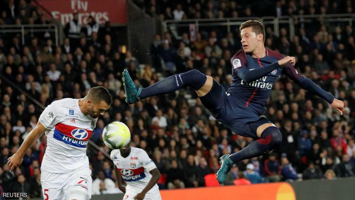 نيران ليون الصديقة تهدي سان جيرمان الفوز والعلامة الكاملة