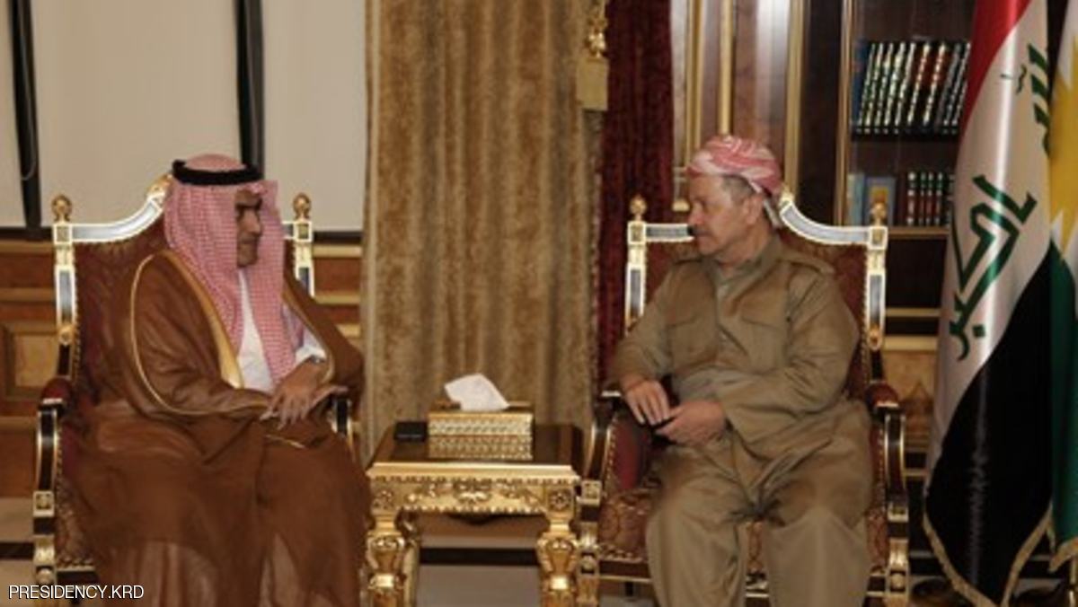 السعودية تدعو البارزاني تجنيب العراق لأزمات هو بغنى عنها