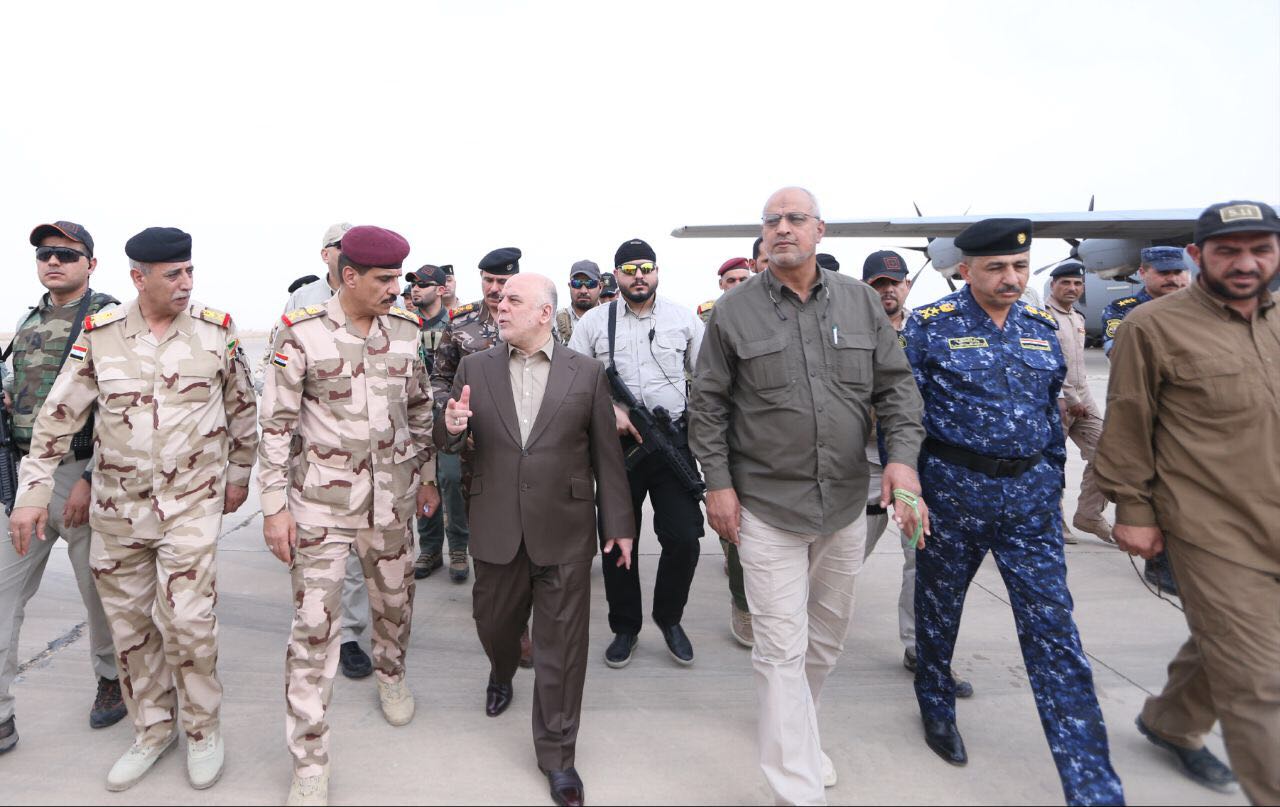 بالصور.. العبادي يصل مخمور