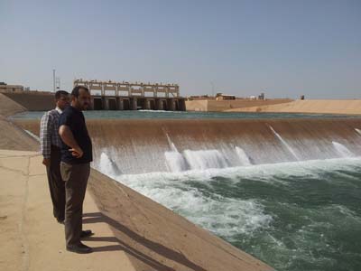 تقرير مصور عن تدفق مياه نهر الحبانية لبحيرة الرزازة في كربلاء بعد سنوات من انقطاعه