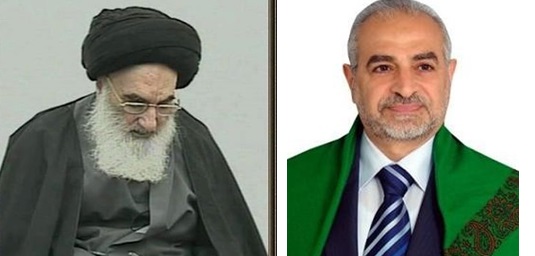 الحكيم يبعث رسالة الى المرجع السيستاني