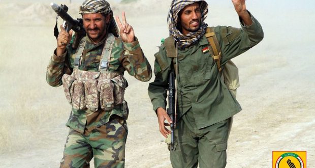 لواء علي الاكبر والجيش العراقي يحرران قريتين غرب الحويجة