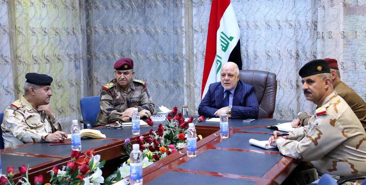 العبادي يصدر توجيهات بشأن العمليات العسكرية لتحرير غرب الانبار والحويجة