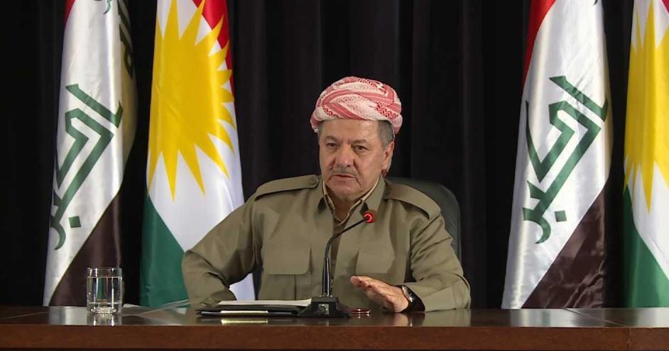 البارزاني يتهم بغداد بتهيئة الشارع لـ"عداوة" شعب كردستان