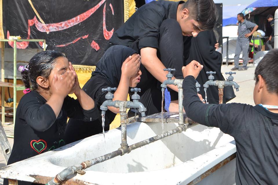 هذا ما هيأته مديرية ماء كربلاء المقدسة بزيارة عاشوراء