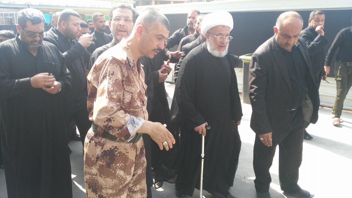 بالصور:ممثل السيستاني يشرف ويوجه ميدانيا للاستحضارات الخاصة بركضة طويريج المليونية