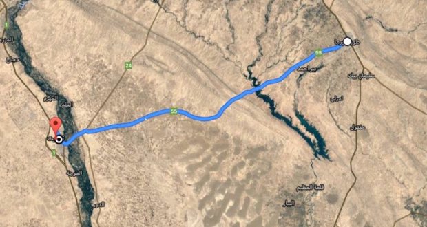 الحشد يفتتح طريق الزركة المؤدي الى ناحية العلم في صلاح الدين